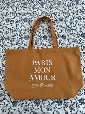 Sezane tote bag “Paris Mon Amour”
